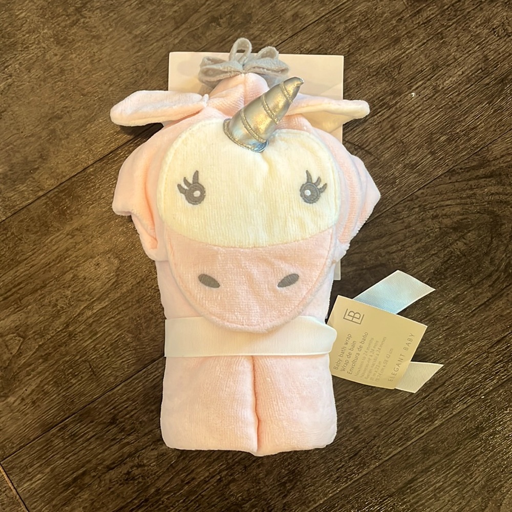 ELEGANT BABY hooded bath towel bath wrap